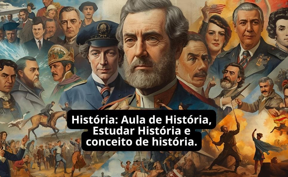 História: Aula de História, Estudar História e conceito de história ...