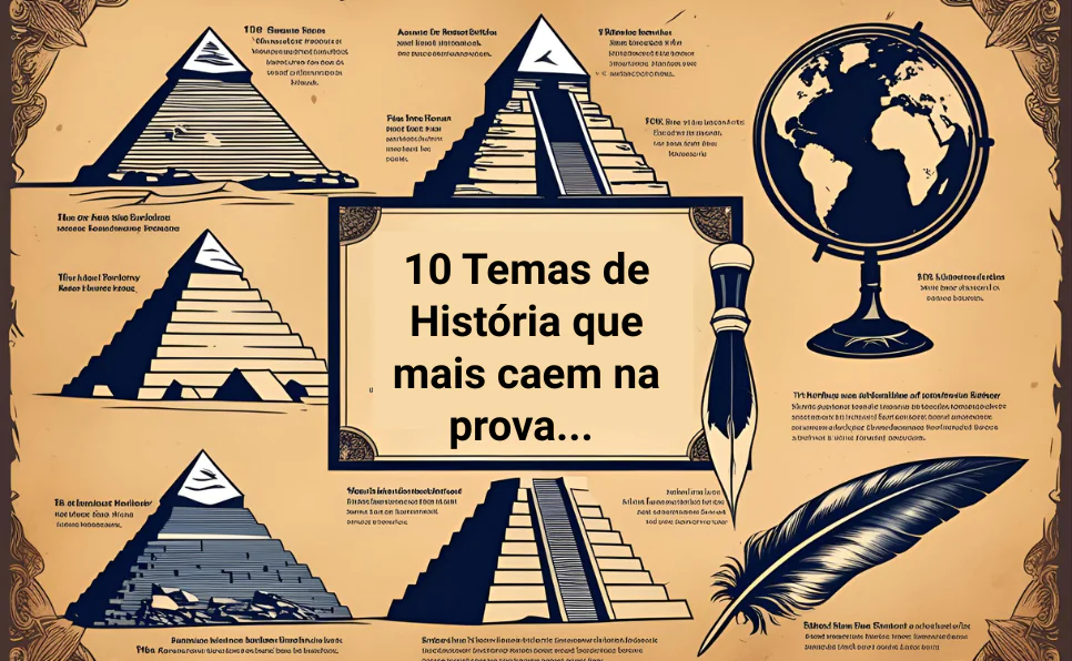 ste é um super artigo que traz 10 temas de história para que você gabarite no ENEM.