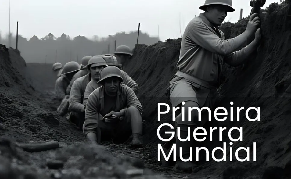A Primeira Guerra Mundial foi um dos maiores conflitos da história. Muitas das grandes potências mundiais estavam envolvidas.