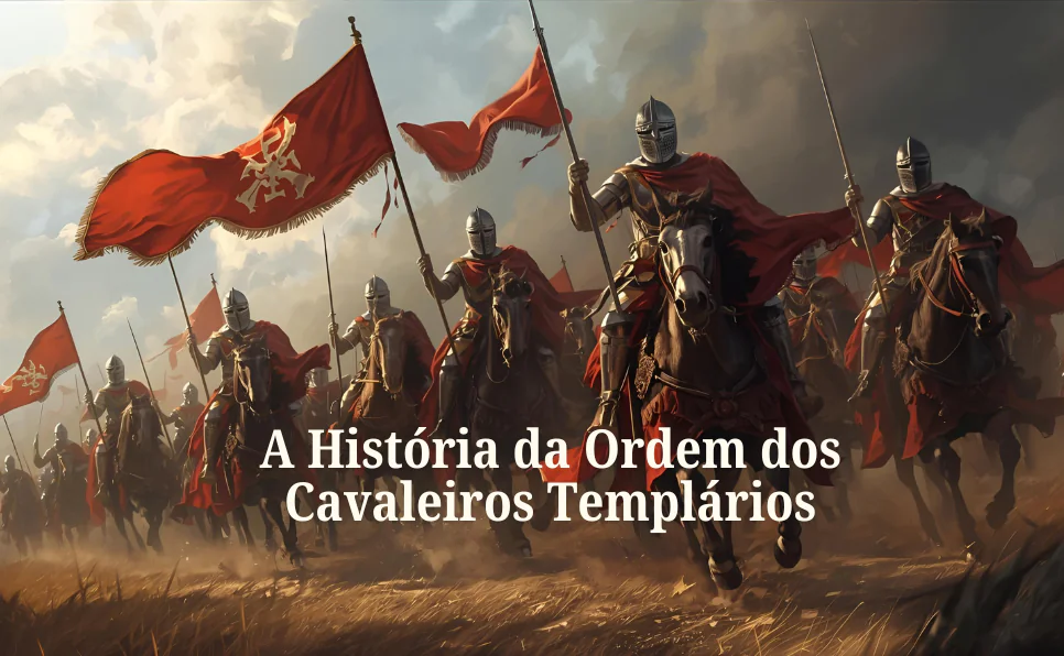 Esta imagem retrata a História dos Cavaleiros templários
