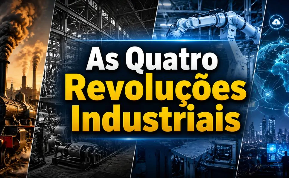 imagem do artigo As Quatro Revoluções Industriais Conteúdo completo