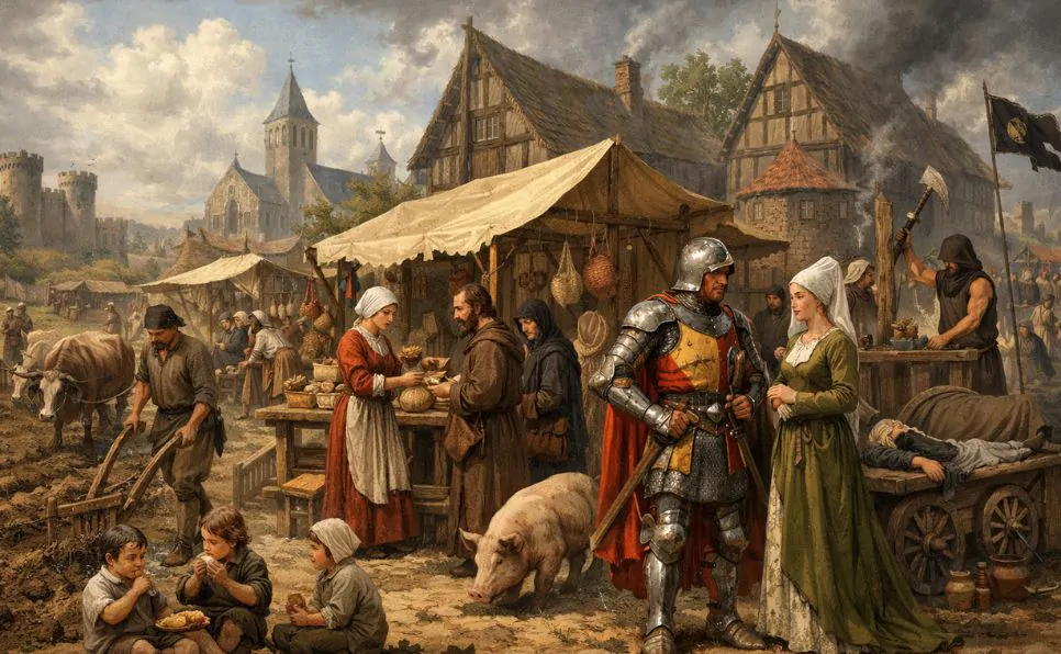 Imagem do artigo Como Era a Vida REAL na Idade Média? A Verdade Que os Livros Não Mostram