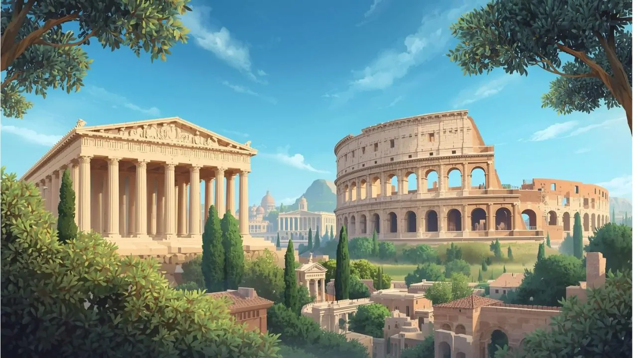 Imagem do artigo Grécia e Roma para o Enem: Revisão Completa e Estratégica da Antiguidade ClássicaGrécia e Roma para o Enem: Revisão Completa e Estratégica da Antiguidade Clássica