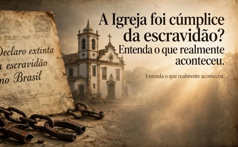 Imagem do artigo Fim da Escravidão no Brasil A verdade sobre a Igreja Católica e a escravidão negra no Brasil