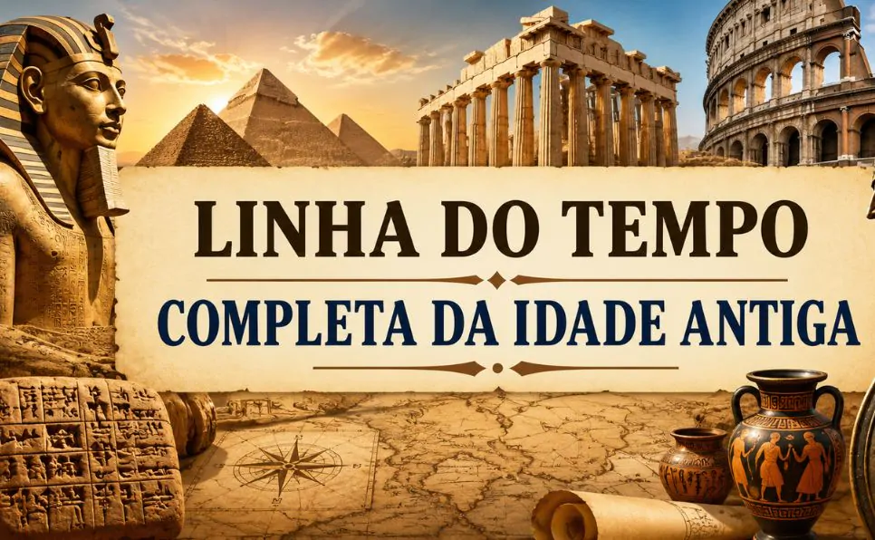 Imagem do artigo Idade Antiga Linha do Tempo Conheça os Principais Acontecimentos da História