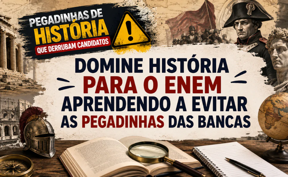 Imagem do artigo Pegadinhas de História que Derrubam Candidatos