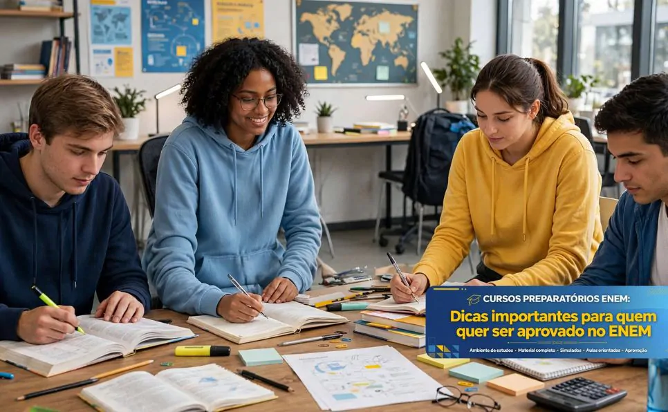 Imagem do artigo Cursos Preparatórios ENEM Dicas importantes para quem quer ser aprovado no ENEM