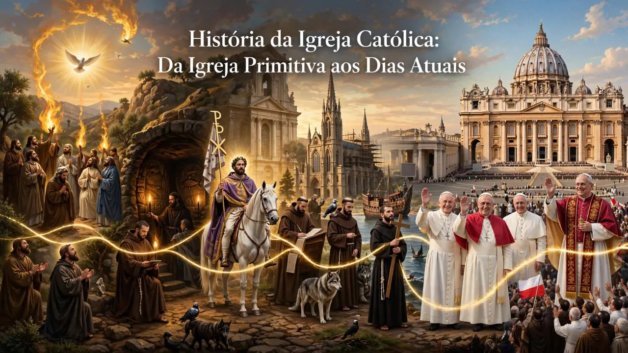 Imagem do artigo História da Igreja Católica: dos Apóstolos aos nossos dias