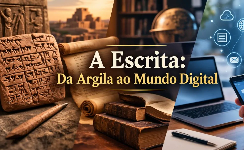 Imagem do artigo vSurgimento da escrita como a humanidade começou a registrar sua história